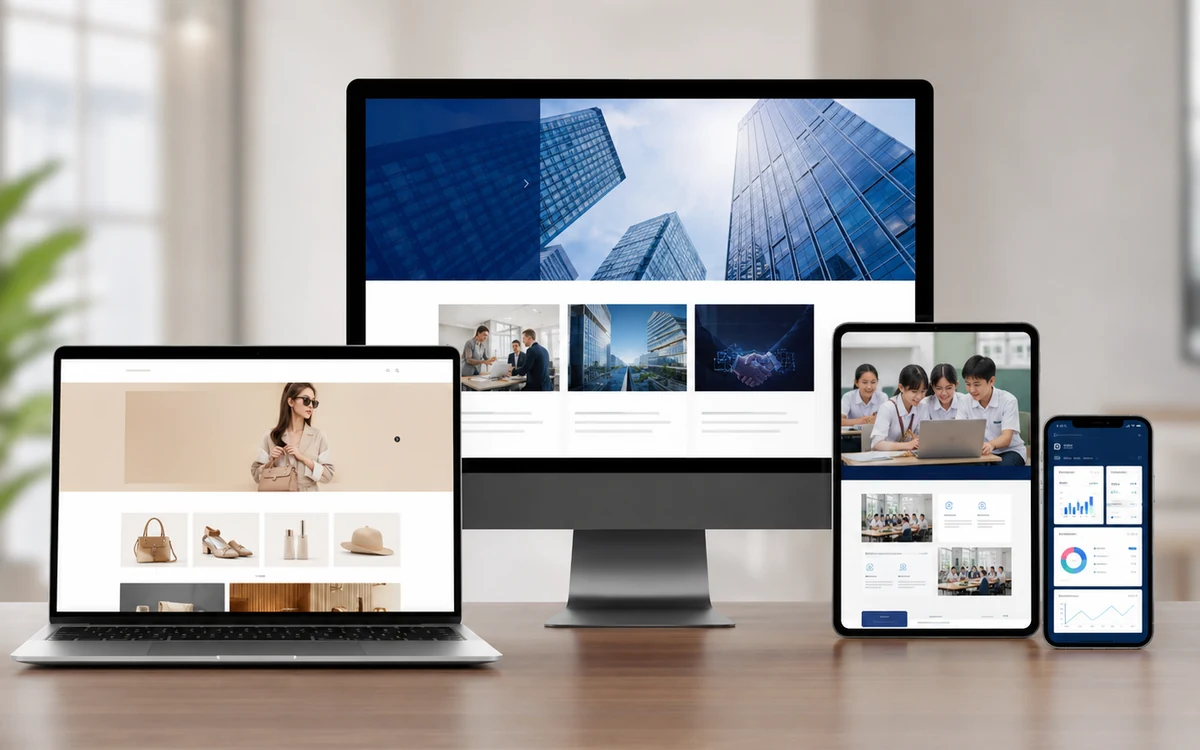 Giao diện website doanh nghiệp